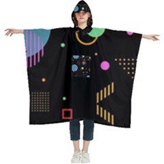 Women s Hooded Rain Ponchos 