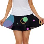 Colartive, Aesthetic, Amoled, Black, Colorful, Desenho Women s Skort