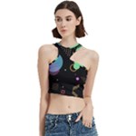 Colartive, Aesthetic, Amoled, Black, Colorful, Desenho Cut Out Top