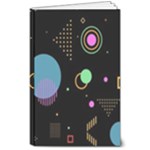 Colartive, Aesthetic, Amoled, Black, Colorful, Desenho 8  x 10  Softcover Notebook