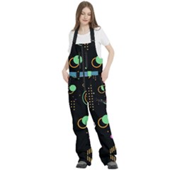 Women s Front Zip Ski And Snowboard Bib Pants 