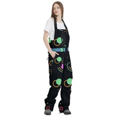 Women s Front Zip Ski And Snowboard Bib Pants 