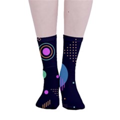 Smooth Crew Length Tube Socks 