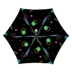 Colartive, Aesthetic, Amoled, Black, Colorful, Desenho Automatic Folding Umbrella with Case (Small) from ArtsNow.com