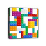 Colorful Bricks, Bricks, Colorful, Colors, Games, Lego, Rainbow Mini Canvas 4  x 4  (Stretched)