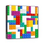 Colorful Bricks, Bricks, Colorful, Colors, Games, Lego, Rainbow Mini Canvas 6  x 6  (Stretched)