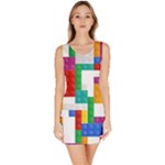 Colorful Bricks, Bricks, Colorful, Colors, Games, Lego, Rainbow Bodycon Dress