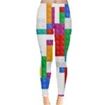 Colorful Bricks, Bricks, Colorful, Colors, Games, Lego, Rainbow Everyday Leggings 