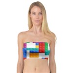 Colorful Bricks, Bricks, Colorful, Colors, Games, Lego, Rainbow Bandeau Top