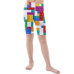 Kids  Mid Length Swim Shorts 