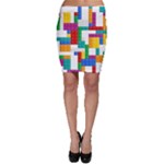 Colorful Bricks, Bricks, Colorful, Colors, Games, Lego, Rainbow Bodycon Skirt