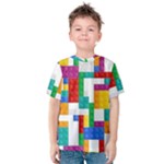 Colorful Bricks, Bricks, Colorful, Colors, Games, Lego, Rainbow Kids  Cotton T-Shirt