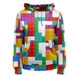 Colorful Bricks, Bricks, Colorful, Colors, Games, Lego, Rainbow Women s Pullover Hoodie