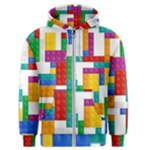 Colorful Bricks, Bricks, Colorful, Colors, Games, Lego, Rainbow Men s Zipper Hoodie