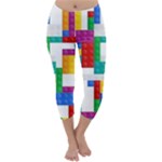 Colorful Bricks, Bricks, Colorful, Colors, Games, Lego, Rainbow Capri Winter Leggings 