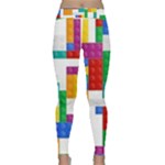 Colorful Bricks, Bricks, Colorful, Colors, Games, Lego, Rainbow Classic Yoga Leggings