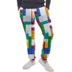 Colorful Bricks, Bricks, Colorful, Colors, Games, Lego, Rainbow Men s Jogger Sweatpants