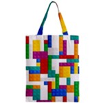 Colorful Bricks, Bricks, Colorful, Colors, Games, Lego, Rainbow Zipper Classic Tote Bag