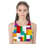 Colorful Bricks, Bricks, Colorful, Colors, Games, Lego, Rainbow Tank Bikini Top