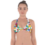 Colorful Bricks, Bricks, Colorful, Colors, Games, Lego, Rainbow Halter Neck Bikini Top