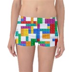 Colorful Bricks, Bricks, Colorful, Colors, Games, Lego, Rainbow Reversible Boyleg Bikini Bottoms