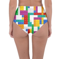 Reversible High-Waist Bikini Bottoms 