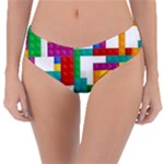 Colorful Bricks, Bricks, Colorful, Colors, Games, Lego, Rainbow Reversible Classic Bikini Bottoms