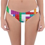 Colorful Bricks, Bricks, Colorful, Colors, Games, Lego, Rainbow Reversible Hipster Bikini Bottoms