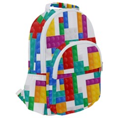 Rounded Multi Pocket Backpack 