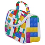 Colorful Bricks, Bricks, Colorful, Colors, Games, Lego, Rainbow Satchel Handbag