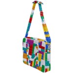 Colorful Bricks, Bricks, Colorful, Colors, Games, Lego, Rainbow Cross Body Office Bag