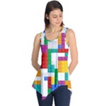 Colorful Bricks, Bricks, Colorful, Colors, Games, Lego, Rainbow Sleeveless Tunic