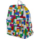 Colorful Bricks, Bricks, Colorful, Colors, Games, Lego, Rainbow Top Flap Backpack