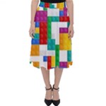 Colorful Bricks, Bricks, Colorful, Colors, Games, Lego, Rainbow Classic Midi Skirt