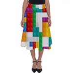 Colorful Bricks, Bricks, Colorful, Colors, Games, Lego, Rainbow Perfect Length Midi Skirt