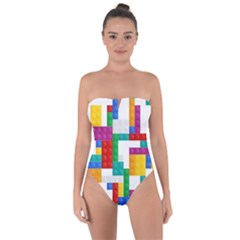 Tie Back One Piece Swimsuit 