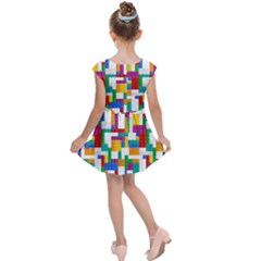 Kids  Cap Sleeve Dress 