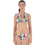 Colorful Bricks, Bricks, Colorful, Colors, Games, Lego, Rainbow Perfectly Cut Out Bikini Set