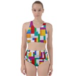 Colorful Bricks, Bricks, Colorful, Colors, Games, Lego, Rainbow Racer Back Bikini Set