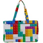 Colorful Bricks, Bricks, Colorful, Colors, Games, Lego, Rainbow Canvas Work Bag