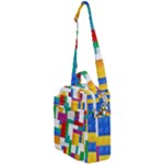 Colorful Bricks, Bricks, Colorful, Colors, Games, Lego, Rainbow Crossbody Day Bag