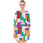 Colorful Bricks, Bricks, Colorful, Colors, Games, Lego, Rainbow Smock Dress