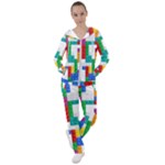 Colorful Bricks, Bricks, Colorful, Colors, Games, Lego, Rainbow Women s Tracksuit