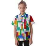 Colorful Bricks, Bricks, Colorful, Colors, Games, Lego, Rainbow Kids  Short Sleeve Shirt