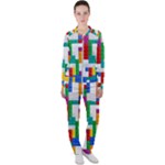 Colorful Bricks, Bricks, Colorful, Colors, Games, Lego, Rainbow Casual Jacket and Pants Set