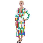 Colorful Bricks, Bricks, Colorful, Colors, Games, Lego, Rainbow Velvet Maxi Wrap Dress