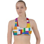 Colorful Bricks, Bricks, Colorful, Colors, Games, Lego, Rainbow Criss Cross Racerback Sports Bra