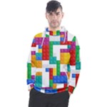 Colorful Bricks, Bricks, Colorful, Colors, Games, Lego, Rainbow Men s Pullover Hoodie