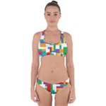 Colorful Bricks, Bricks, Colorful, Colors, Games, Lego, Rainbow Cross Back Hipster Bikini Set