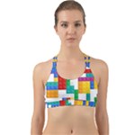 Colorful Bricks, Bricks, Colorful, Colors, Games, Lego, Rainbow Back Web Sports Bra